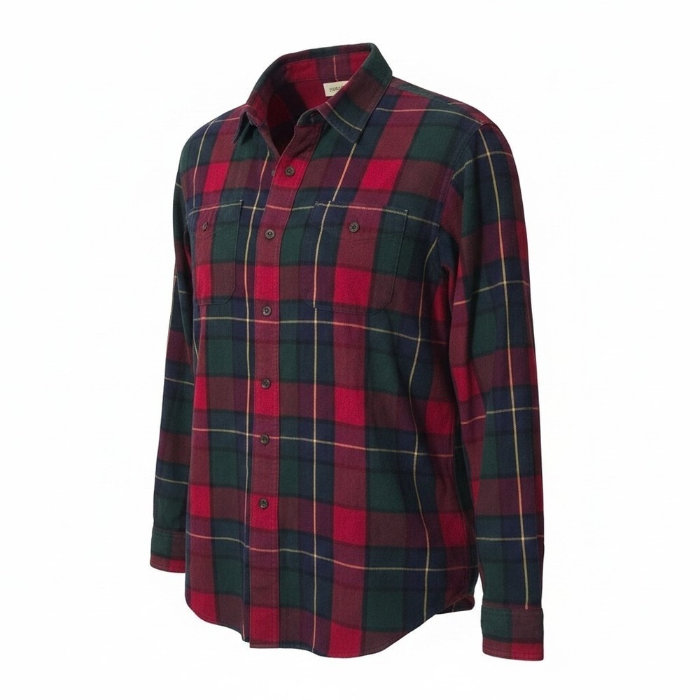 L.L. Bean Flannel Shirt Mens XL Red Green Plaid Traditional Fit Cotton 228061